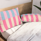 Soft pastel color block Pillow Sham Gallery Image 2