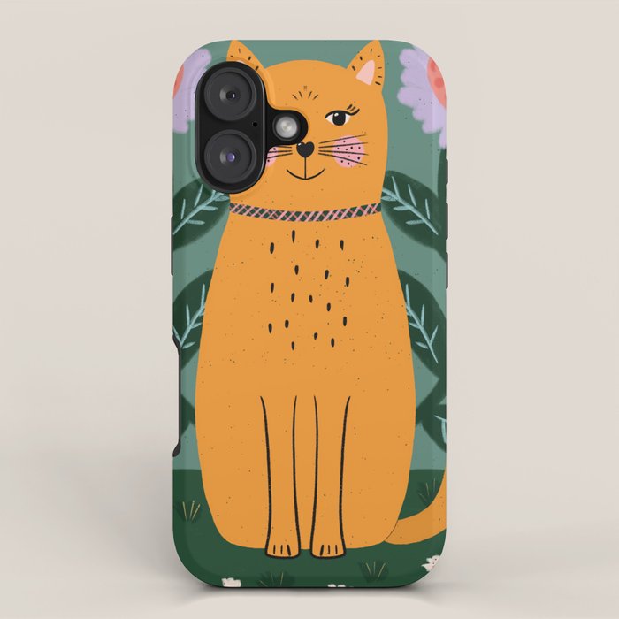 Meow - Cat Illustration iPhone Case Gallery Image 1