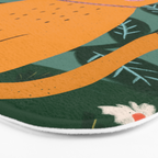Meow - Cat Illustration Bath Mat Gallery Image 3