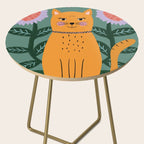 Meow - Cat Illustration Side Table Gallery Image 2