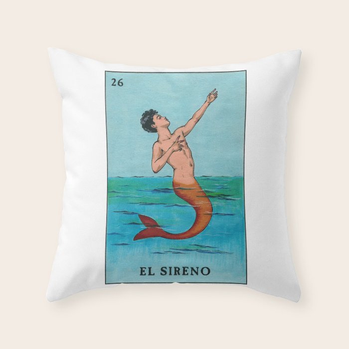 El Sireno Throw Pillow Gallery Image 6