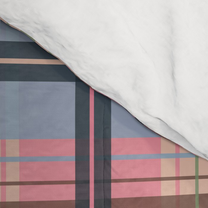 Pastel Tartan Delight Comforter Gallery Image 4