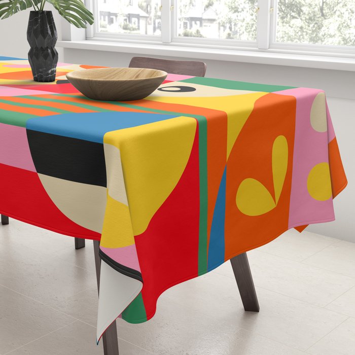 Circle Girls Tablecloth Gallery Image 3