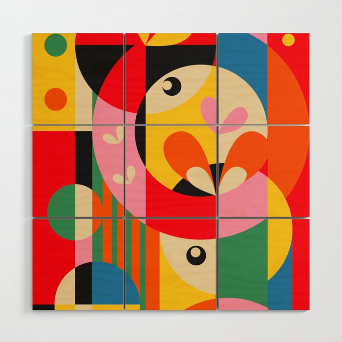 Circle Girls Wood Wall Art Gallery Image 1