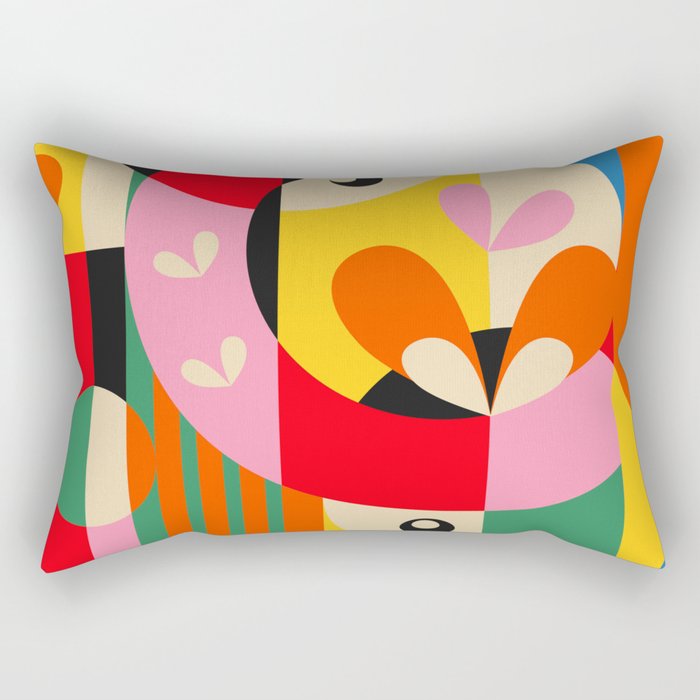 Circle Girls Rectangular Pillow Gallery Image 2