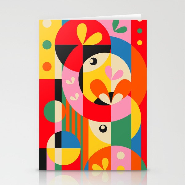 Circle Girls Stationery Card Gallery Image 1