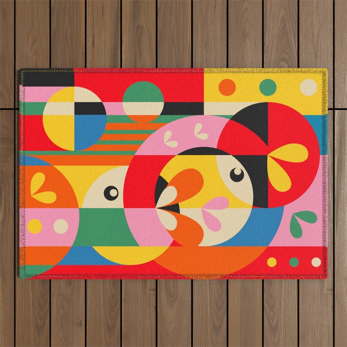 Circle Girls Outdoor Rug Gallery Image 1
