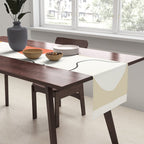 Abstract Face Line Design 03 Table Runner Gallery Image 2