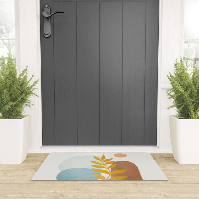 Soft Abstract Shapes 04 Welcome Mat Gallery Image 3