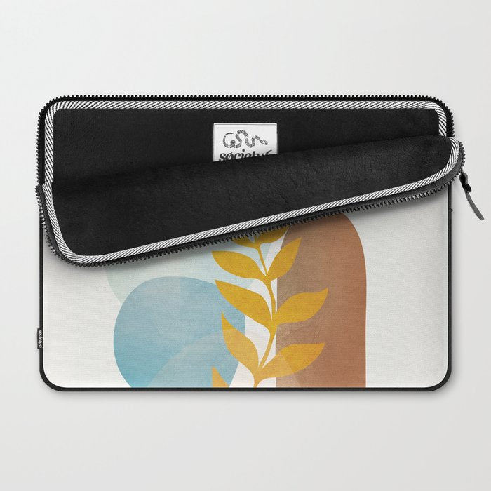 Soft Abstract Shapes 04 Laptop Sleeve Gallery Image 2