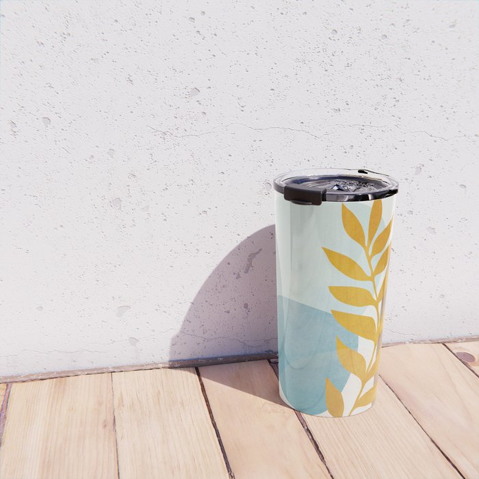 Soft Abstract Shapes 04 Travel Mug Gallery Image 4