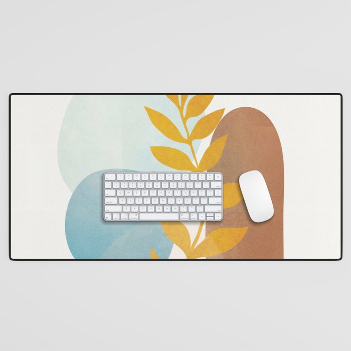 Soft Abstract Shapes 04 Desk Mat Gallery Image 1