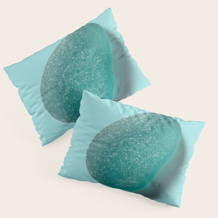 Sea glass on blue Pillow Sham Gallery Image 1