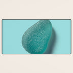 Sea glass on blue Desk Mat Gallery Image 3