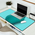 Sea glass on blue Desk Mat Gallery Image 2