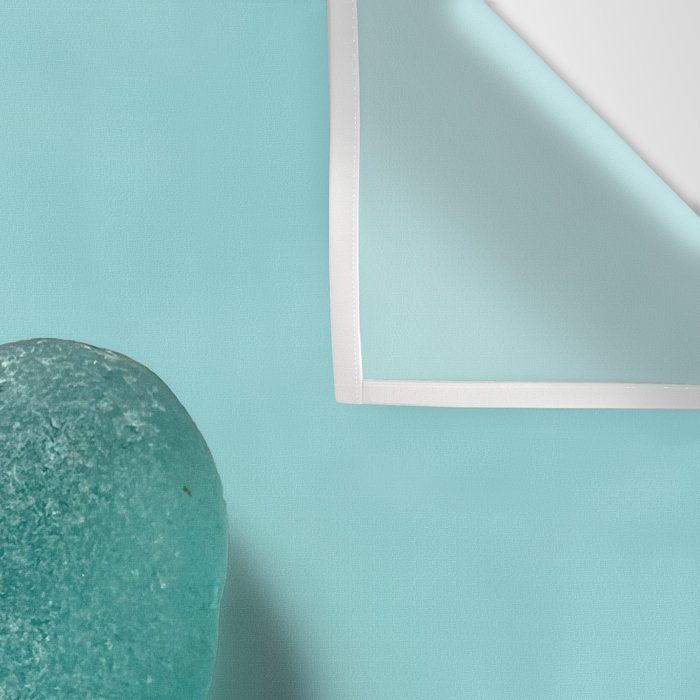 Sea glass on blue Wall Tapestry Gallery Image 3