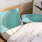 Sea glass on blue Pillow Sham Gallery Image 2