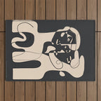 Abstract Faces 15 Outdoor Rug Gallery Image 1