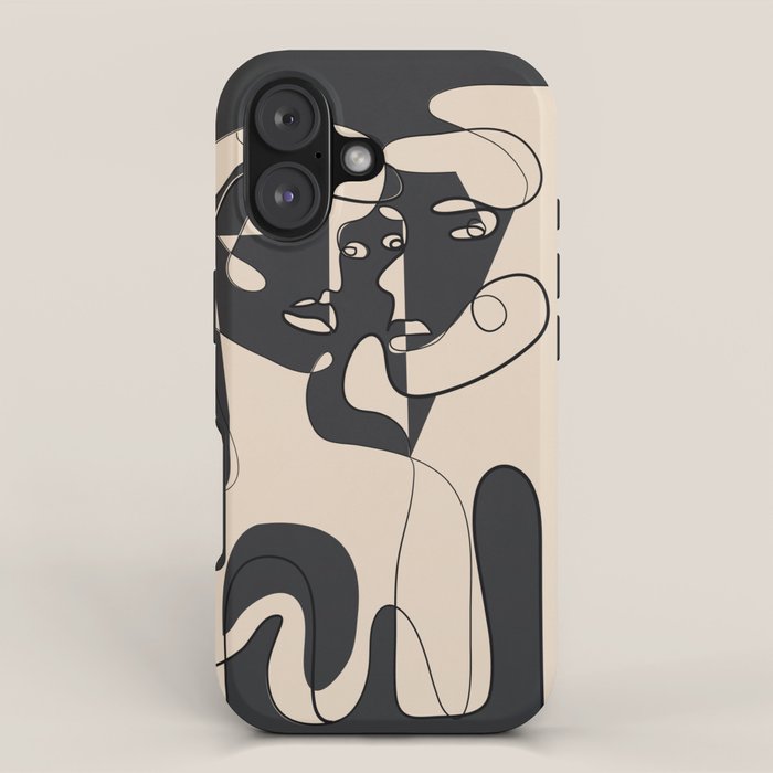 Abstract Faces 15 iPhone Case Gallery Image 1