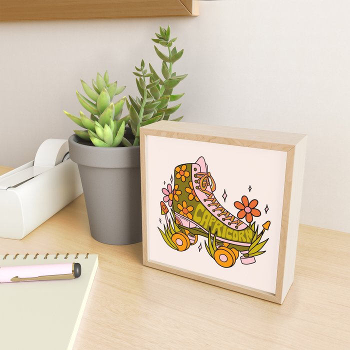 Capricorn Roller Skate Mini Art Print Gallery Image 2