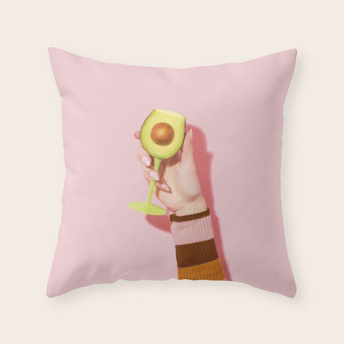 Avocado Toast Throw Pillow Gallery Image 6