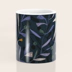 Midnight Floral Pattern #2 / Purple & Orange Coffee Mug Gallery Image 4