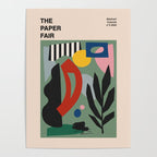 Eclectic Colorful Cutouts Print Matisse Mirò Inspired 3 Poster Gallery Image 4