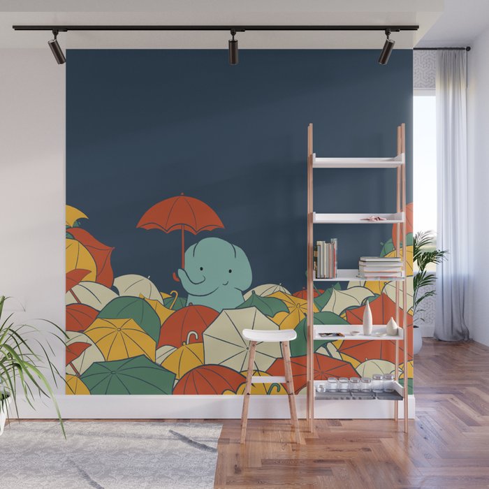 Umbrellaphant Wall Mural Gallery Image 1
