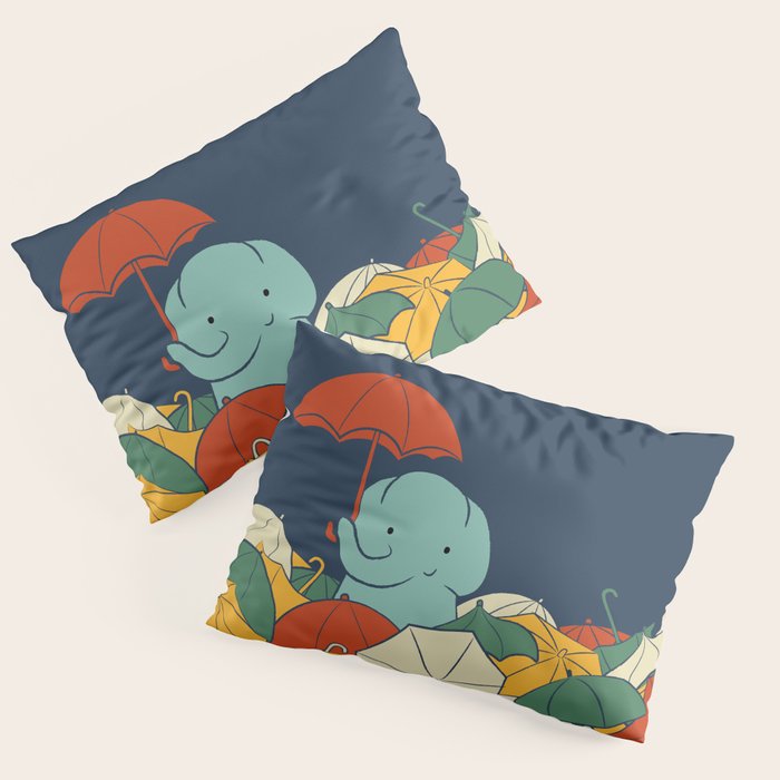 Umbrellaphant Pillow Sham Gallery Image 3