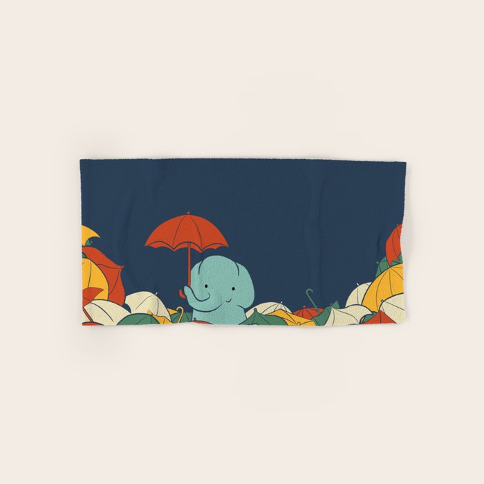 Umbrellaphant Bath Towel Gallery Image 1
