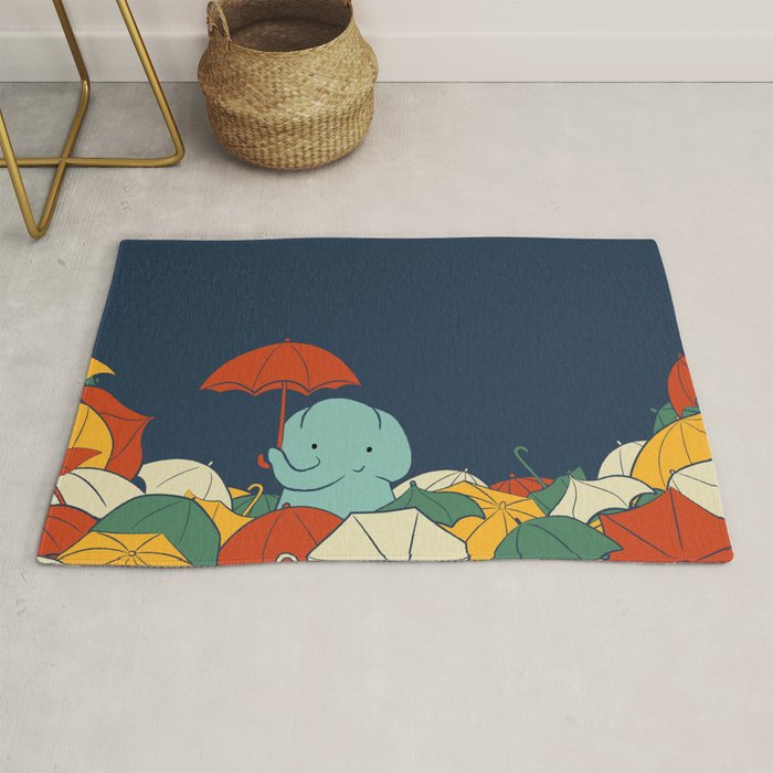 Umbrellaphant Rug Gallery Image 1