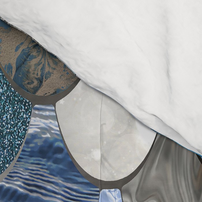 Mermaid Ocean Blue Pattern Comforter Gallery Image 4
