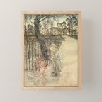 Art by Arthur Rackham from "PeterPan in Kensington Gardens," 1906 Mini Art Print Gallery Image 1