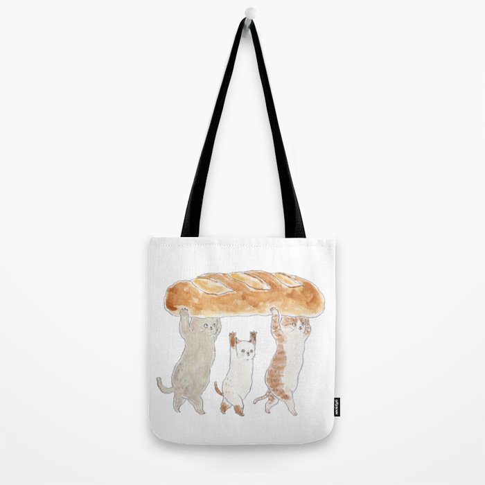 Teku Teku Bread Cats Tote Bag Gallery Image 2