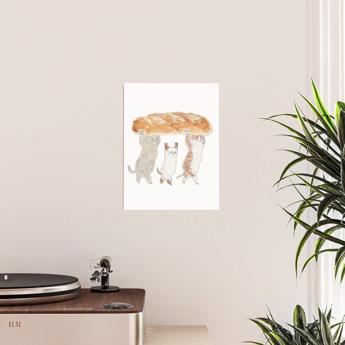 Teku Teku Bread Cats Poster Gallery Image 2