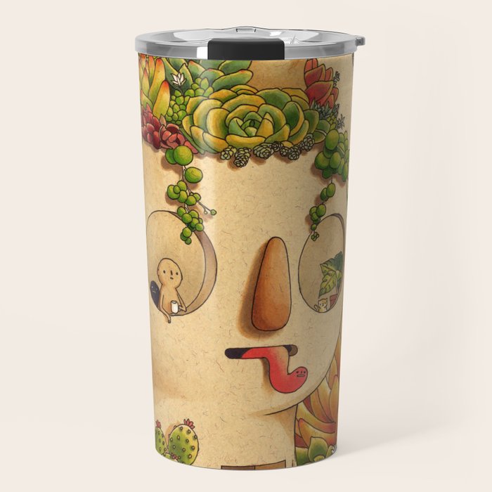 Succulent Man Travel Mug Gallery Image 1