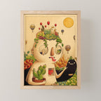 Succulent Man Mini Art Print Gallery Image 1