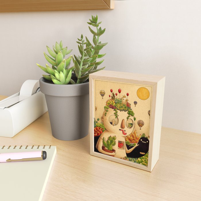 Succulent Man Mini Art Print Gallery Image 2