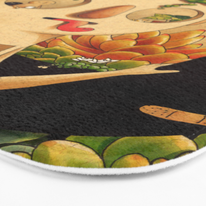 Succulent Man Bath Mat Gallery Image 3