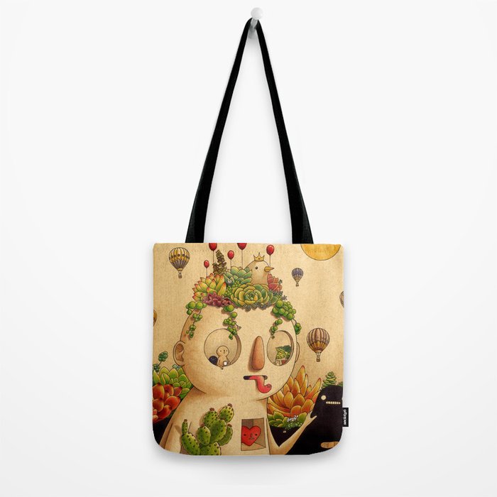 Succulent Man Tote Bag Gallery Image 2