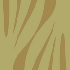 Abstract Maldives Leaves Minimalist Pattern in Olive Coffee Mug Gallery Image 2