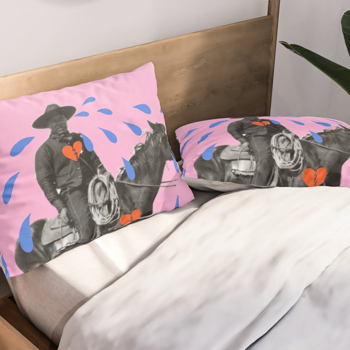 Cryin' at the Rodeo Pillow Sham Gallery Image 2