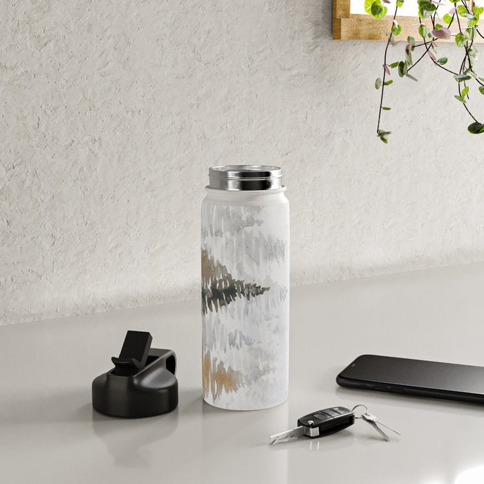 Watercolor Pine Trees 3 Water Bottle Gallery Image 4