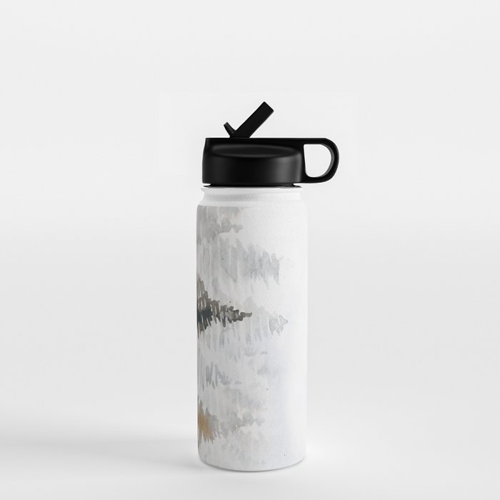 Watercolor Pine Trees 3 Water Bottle Gallery Image 1