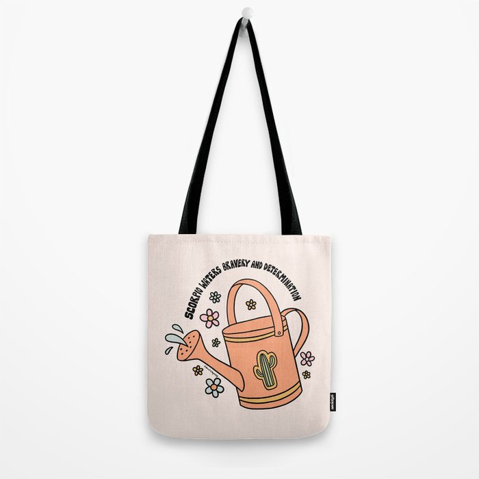 Scorpio Watering Can Tote Bag Gallery Image 2