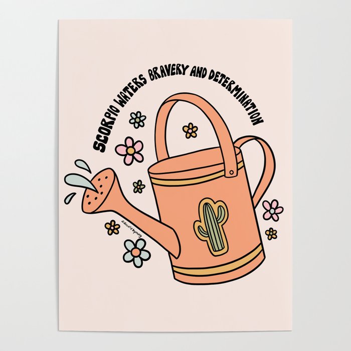 Scorpio Watering Can Poster Gallery Image 1
