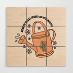 Scorpio Watering Can Wood Wall Art Gallery Image 1