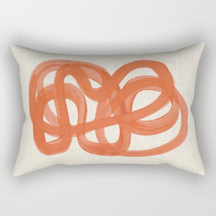 Sunset Streaks Rectangular Pillow Gallery Image 2