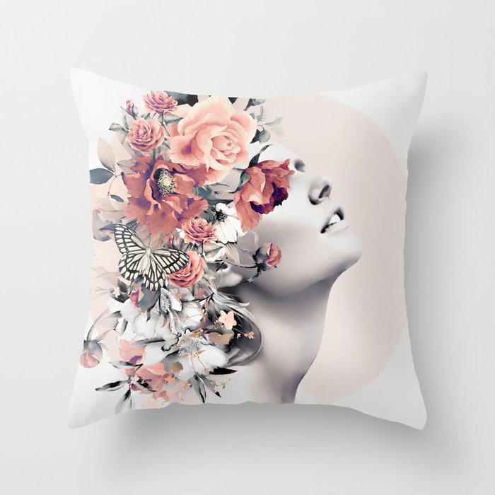 Bloom 7 Throw Pillow Gallery Image 6