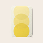 Golden Sunshine Circle Abstract Bath Mat Gallery Image 1